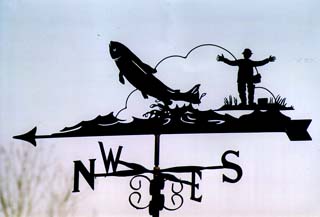 Big Catch weather vane